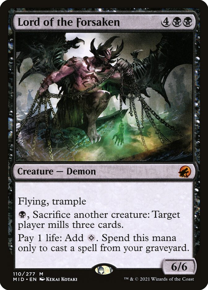 Lord of the Forsaken [Innistrad: Midnight Hunt] (110)
