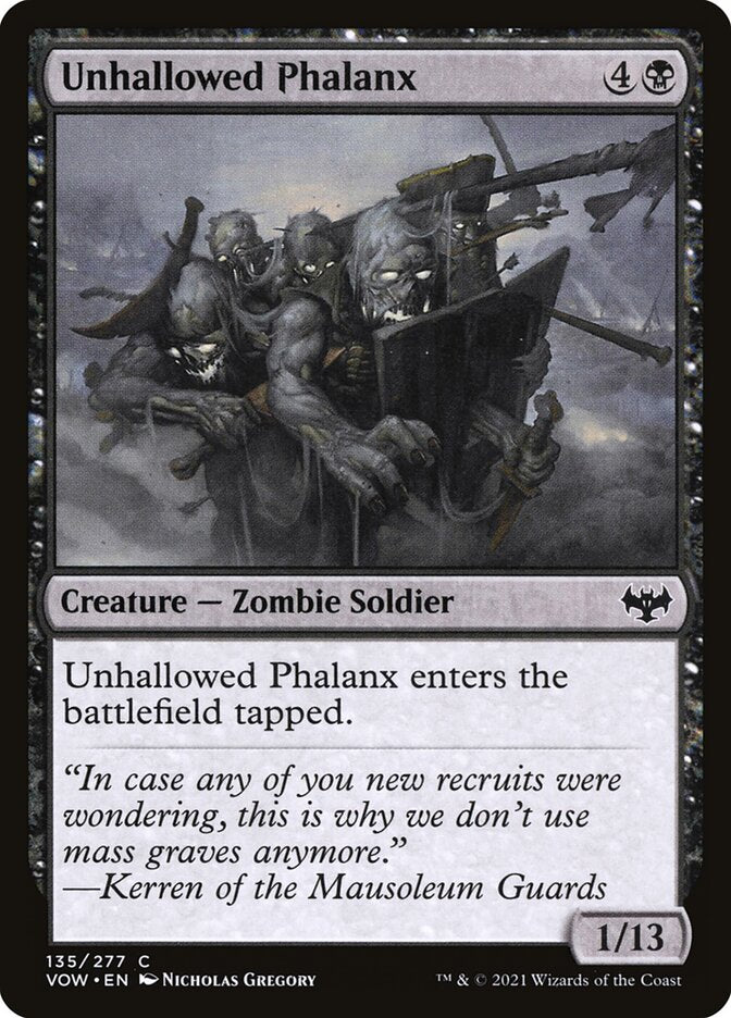 Unhallowed Phalanx [Innistrad: Crimson Vow] (135)