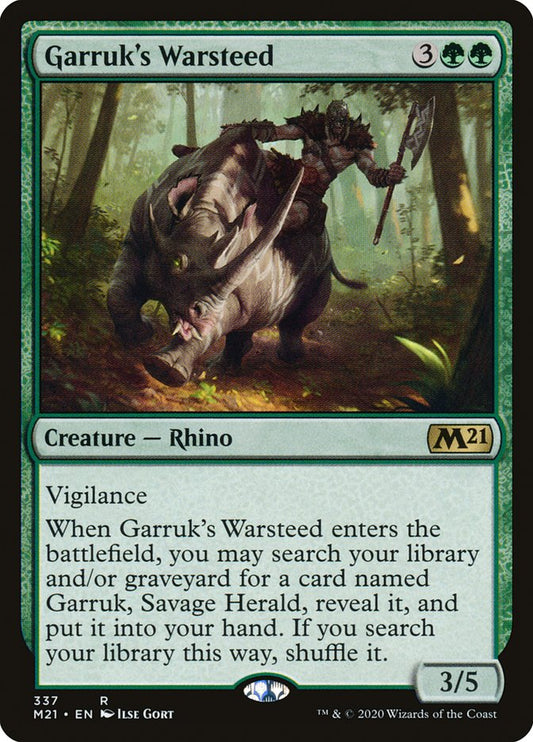 Garruk's Warsteed [Core Set 2021] (337)
