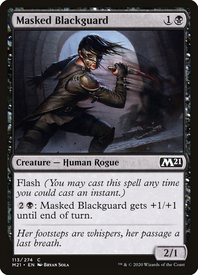 Masked Blackguard [Core Set 2021] (113)