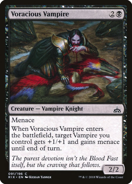 Voracious Vampire [Rivals of Ixalan] (91)