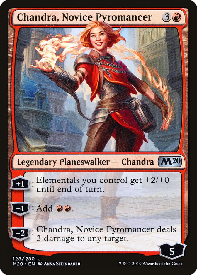 Chandra, Novice Pyromancer [Core Set 2020] (128)