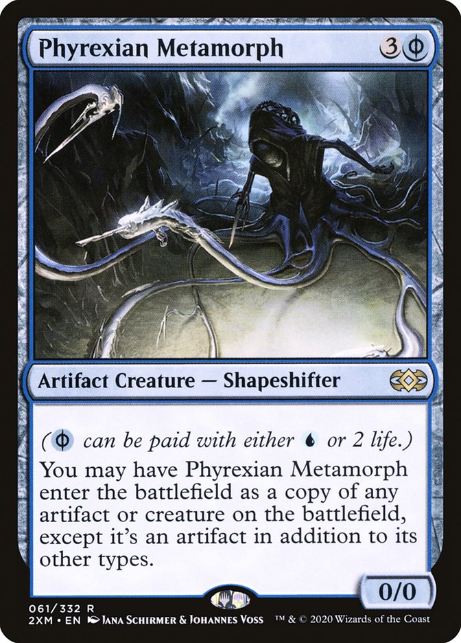 Phyrexian Metamorph [Double Masters] (61)