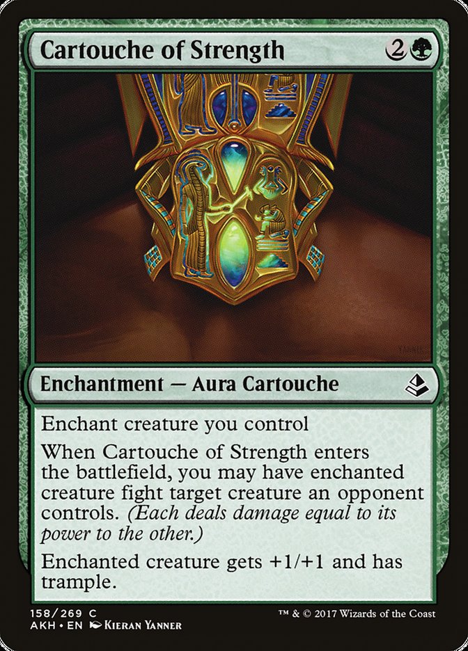 Cartouche of Strength [Amonkhet] (158)