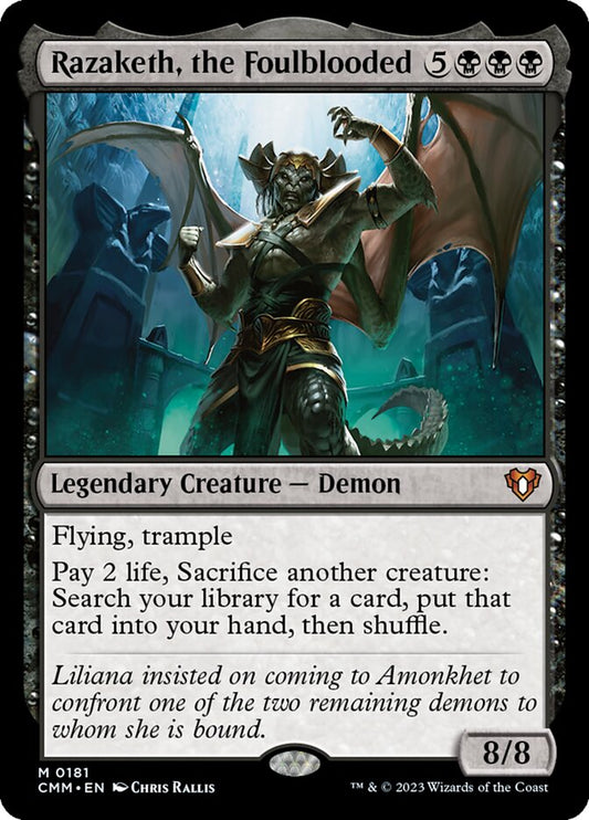 Razaketh, the Foulblooded [Commander Masters] (181)