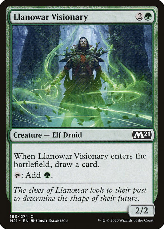 Llanowar Visionary [Core Set 2021] (193)