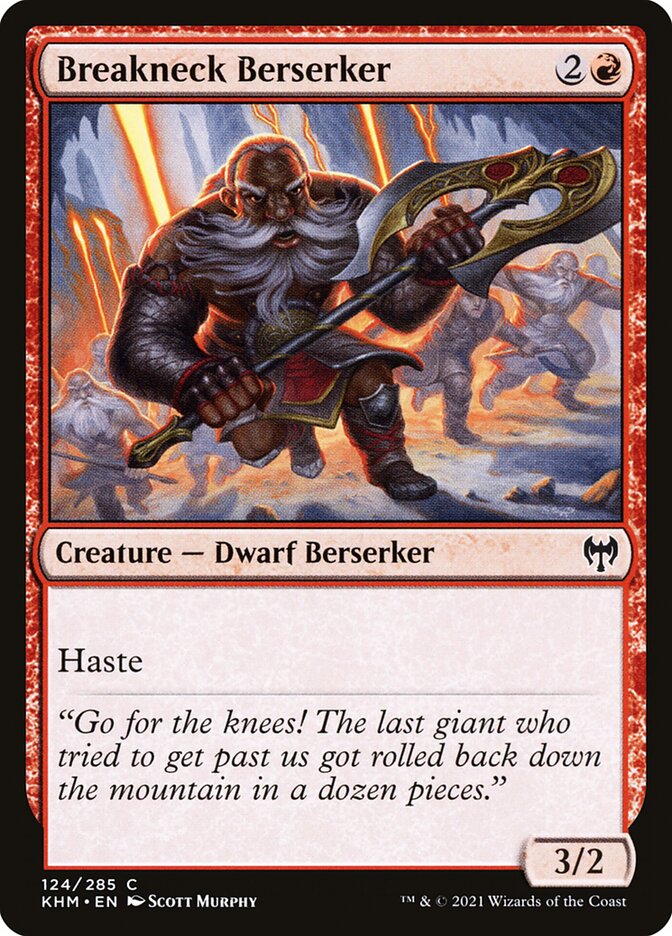 Breakneck Berserker [Kaldheim] (124)