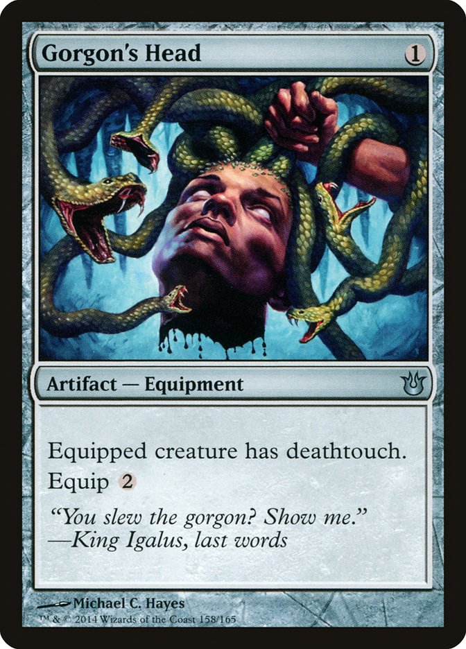 Gorgon's Head [Born of the Gods] (158)