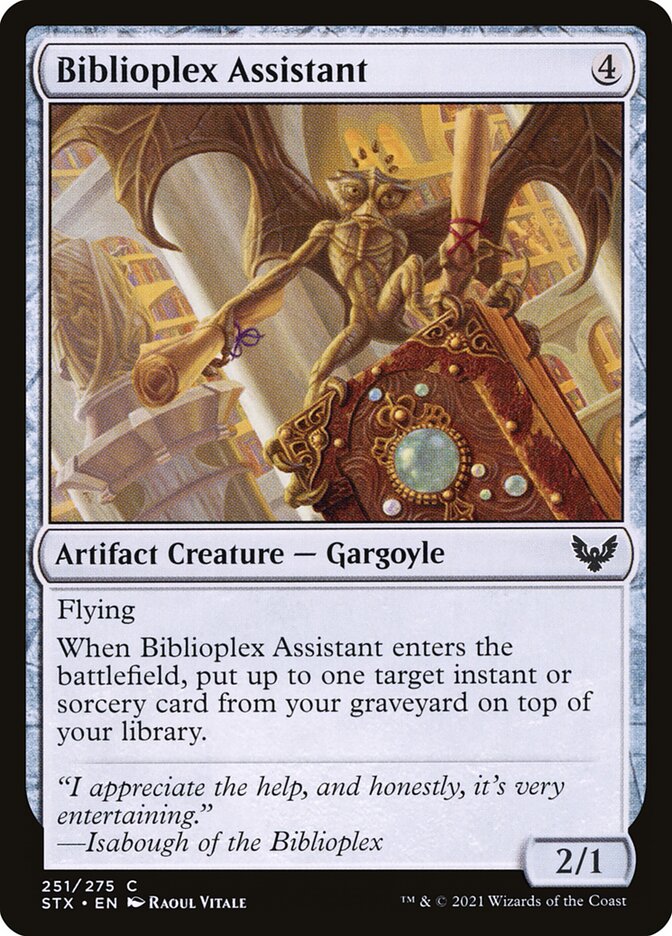 Biblioplex Assistant [Strixhaven: School of Mages] (251)