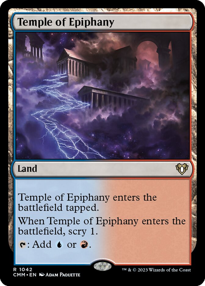 Temple of Epiphany [Commander Masters] (1042)