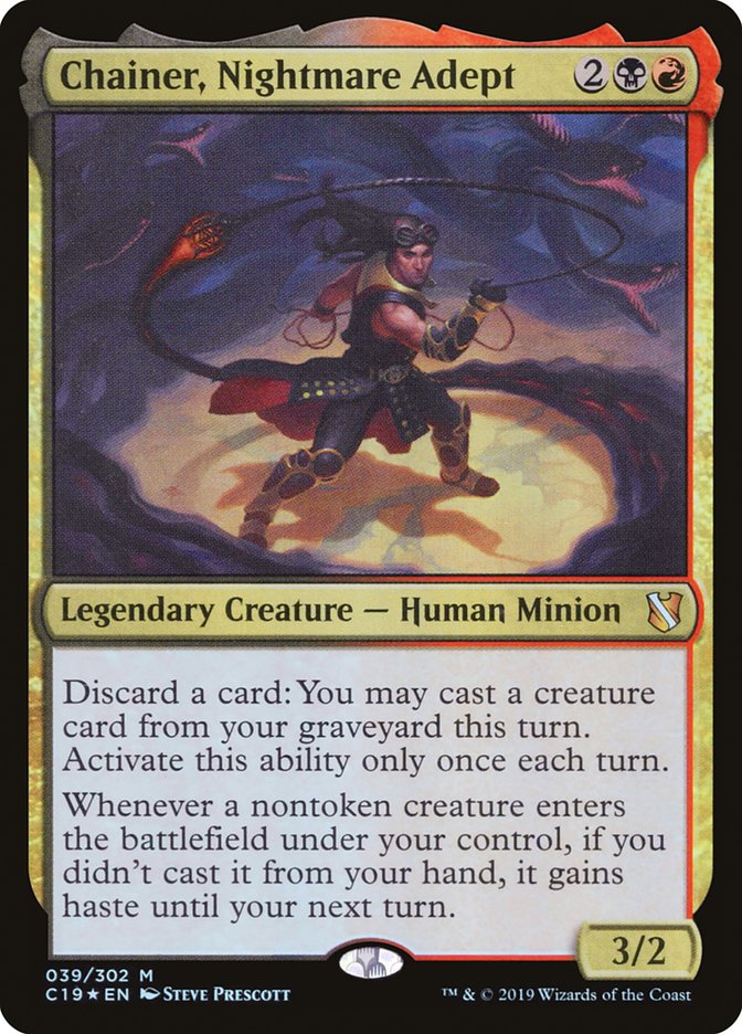 Chainer, Nightmare Adept [Commander 2019] (39)