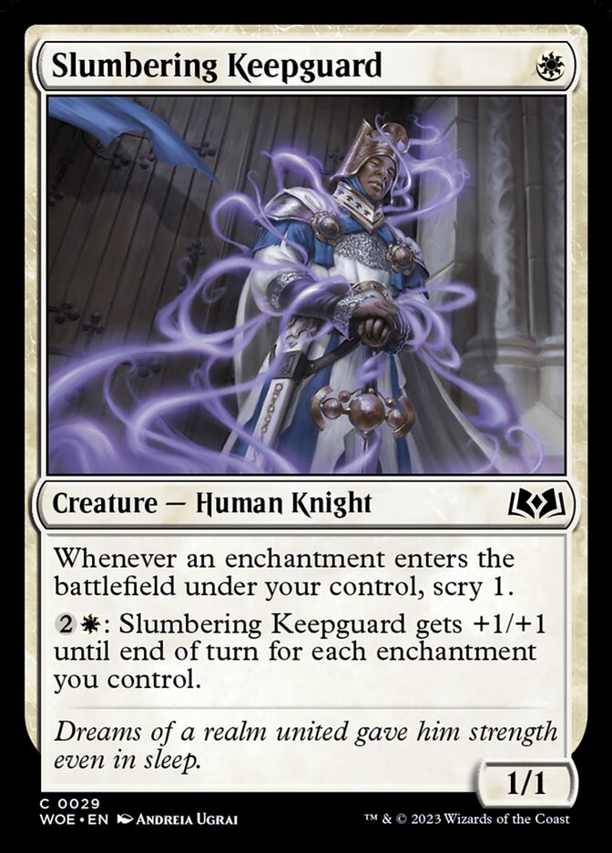 Slumbering Keepguard [Wilds of Eldraine] (29)