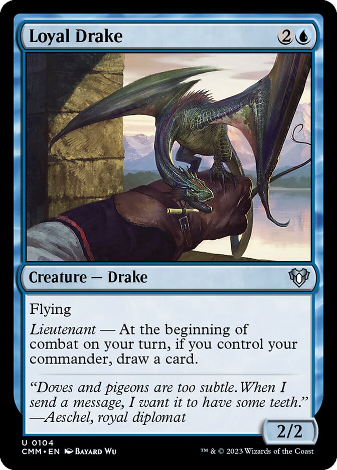 Loyal Drake [Commander Masters] (104)