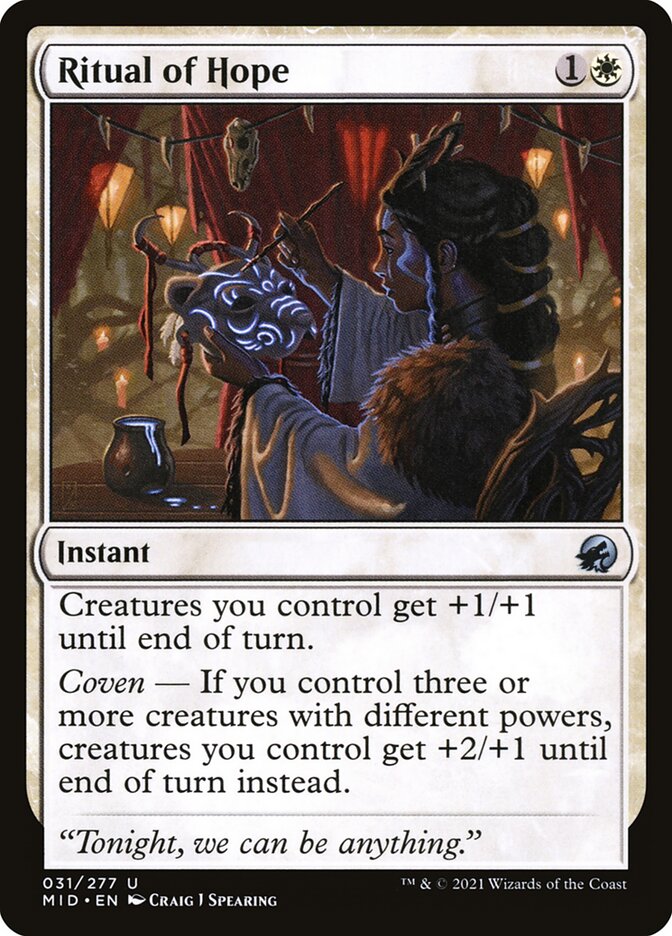 Ritual of Hope [Innistrad: Midnight Hunt] (31)