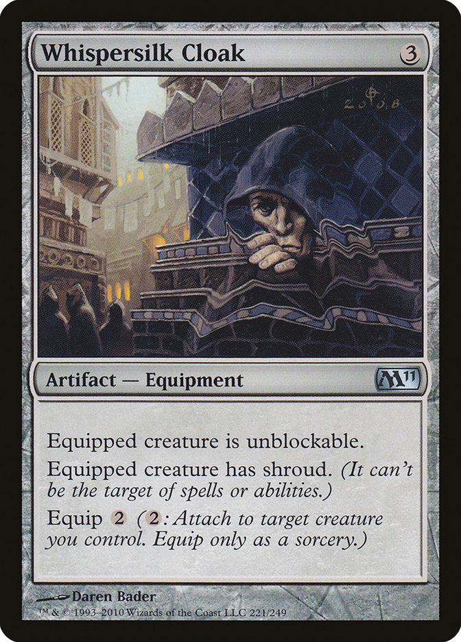 Whispersilk Cloak [Magic 2011] (221)