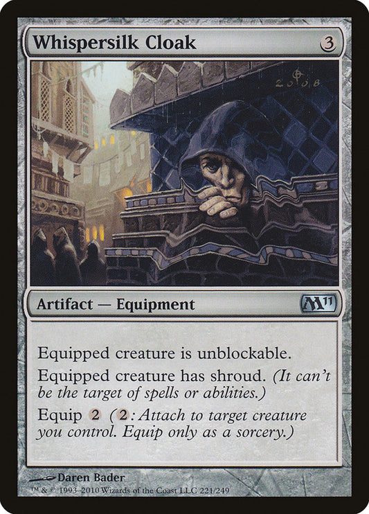 Whispersilk Cloak [Magic 2011] (221)