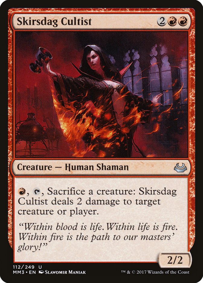 Skirsdag Cultist [Modern Masters 2017] (112)