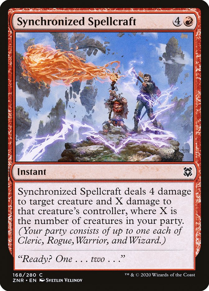 Synchronized Spellcraft [Zendikar Rising] (168)
