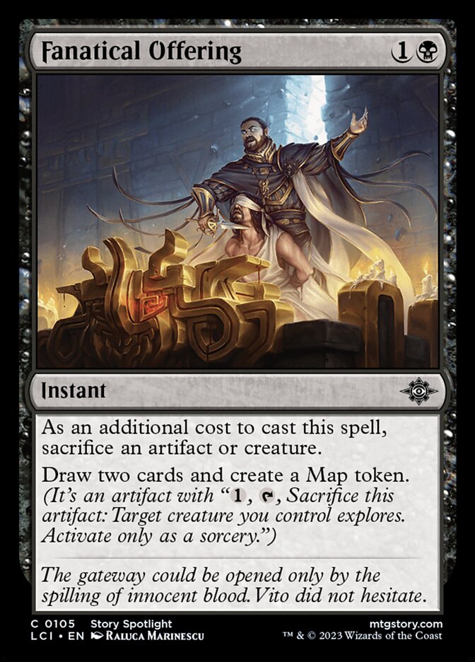 Fanatical Offering [The Lost Caverns of Ixalan] (105)