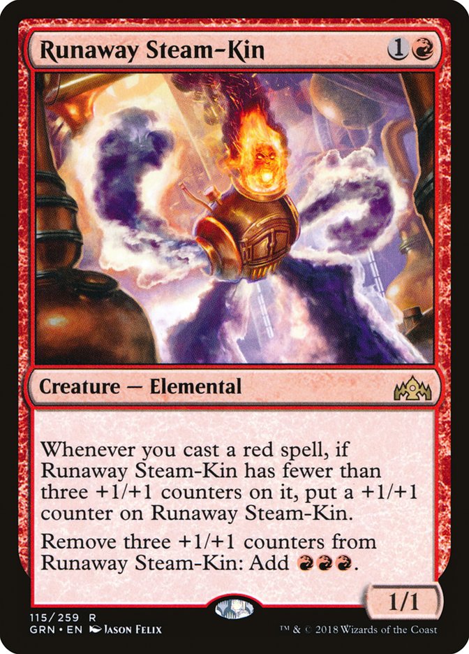 Runaway Steam-Kin [Guilds of Ravnica] (115)