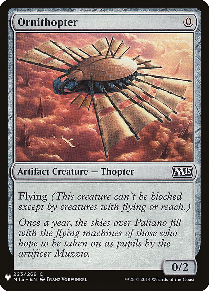 Ornithopter [The List] (M15-223)