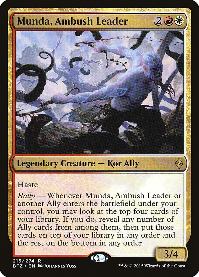 Munda, Ambush Leader [Battle for Zendikar] (215)