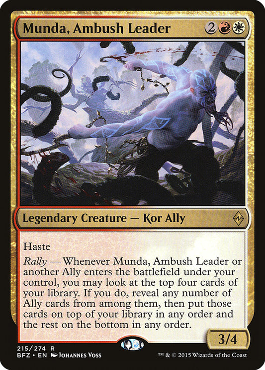 Munda, Ambush Leader [Battle for Zendikar] (215)