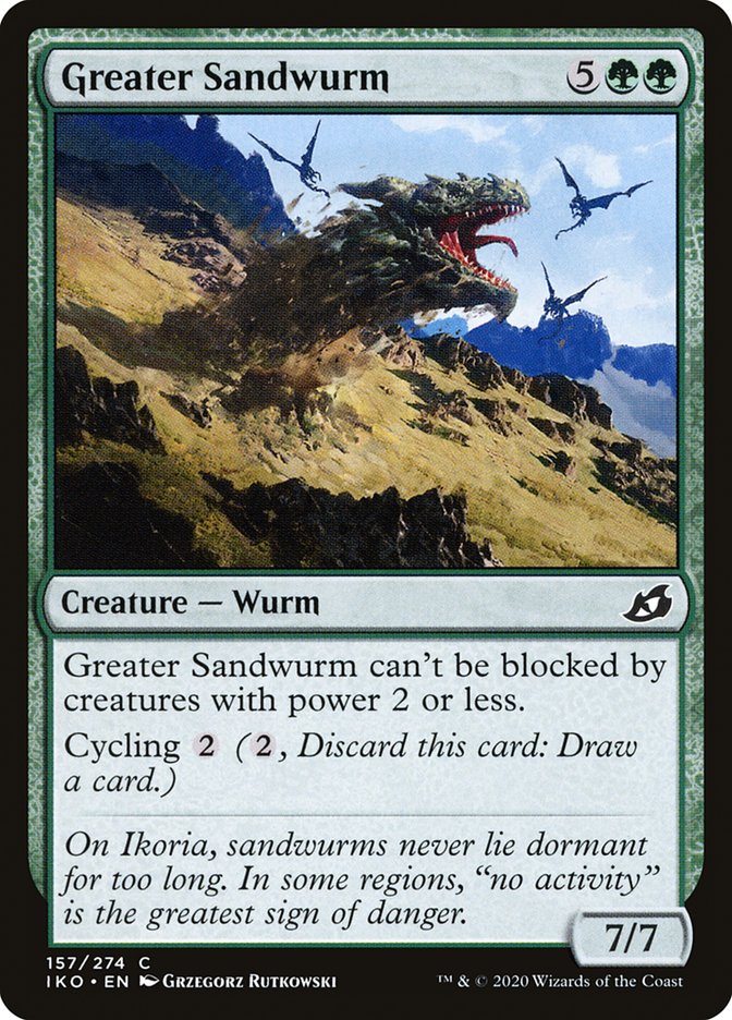 Greater Sandwurm [Ikoria: Lair of Behemoths] (157)