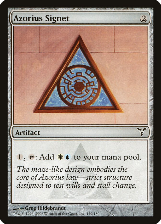 Azorius Signet [Dissension] (159)