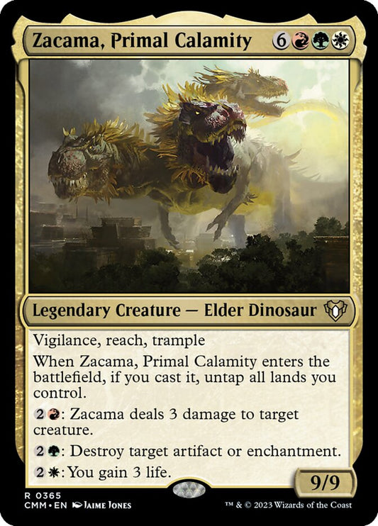 Zacama, Primal Calamity [Commander Masters] (365)