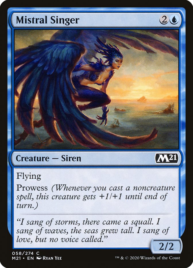 Mistral Singer [Core Set 2021] (58)