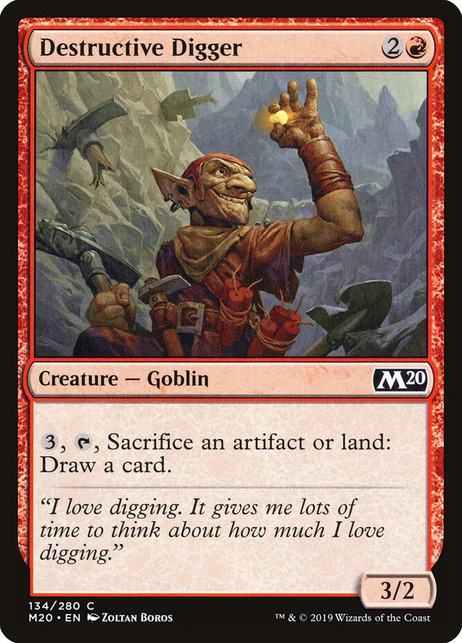 Destructive Digger [Core Set 2020] (134)
