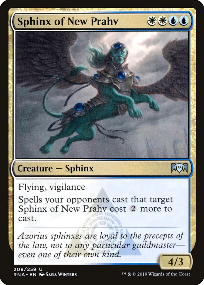 Sphinx of New Prahv [Ravnica Allegiance] (208)