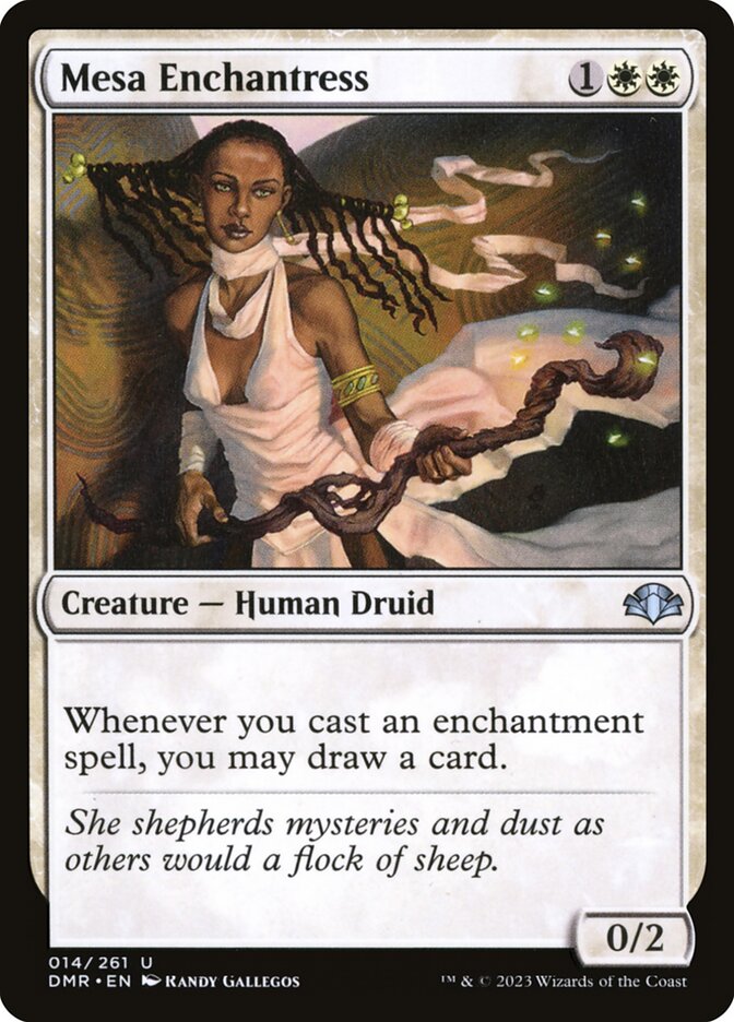 Mesa Enchantress [Dominaria Remastered] (14)