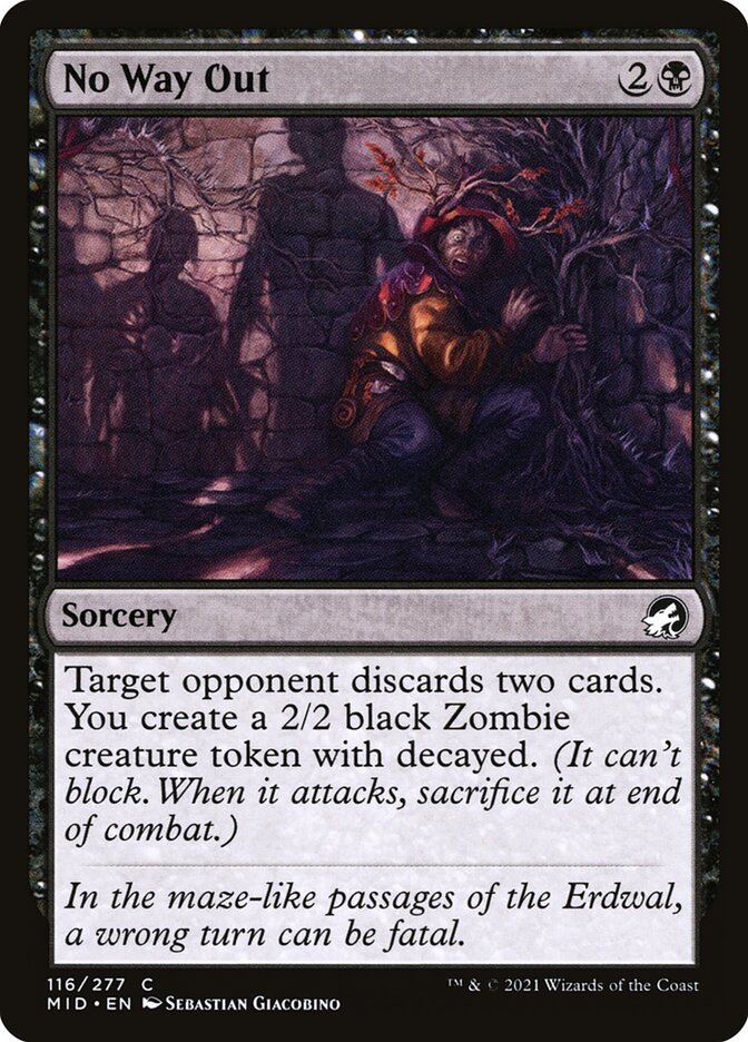 No Way Out [Innistrad: Midnight Hunt] (116)