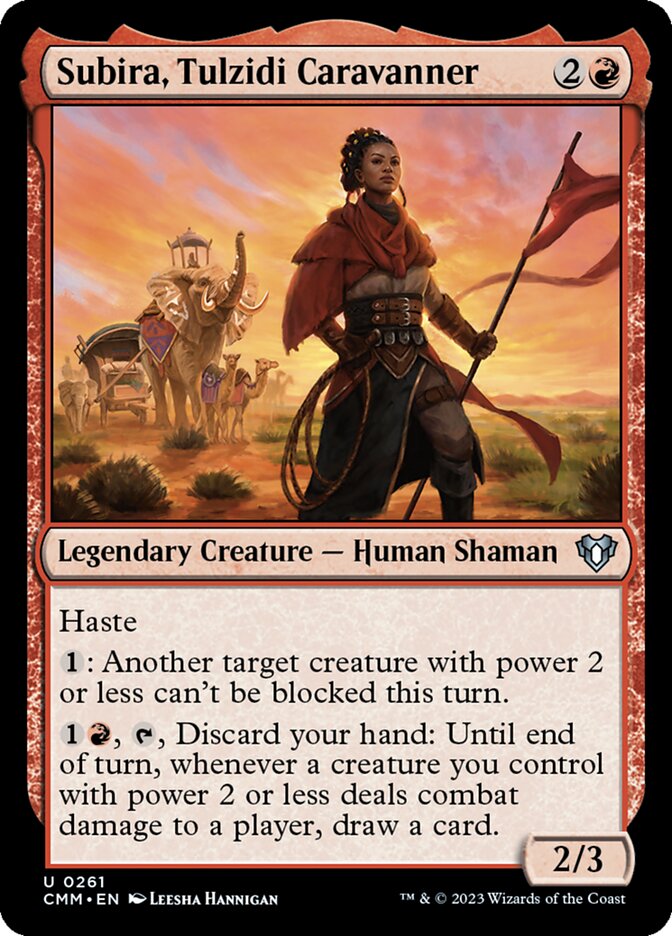 Subira, Tulzidi Caravanner [Commander Masters] (261)