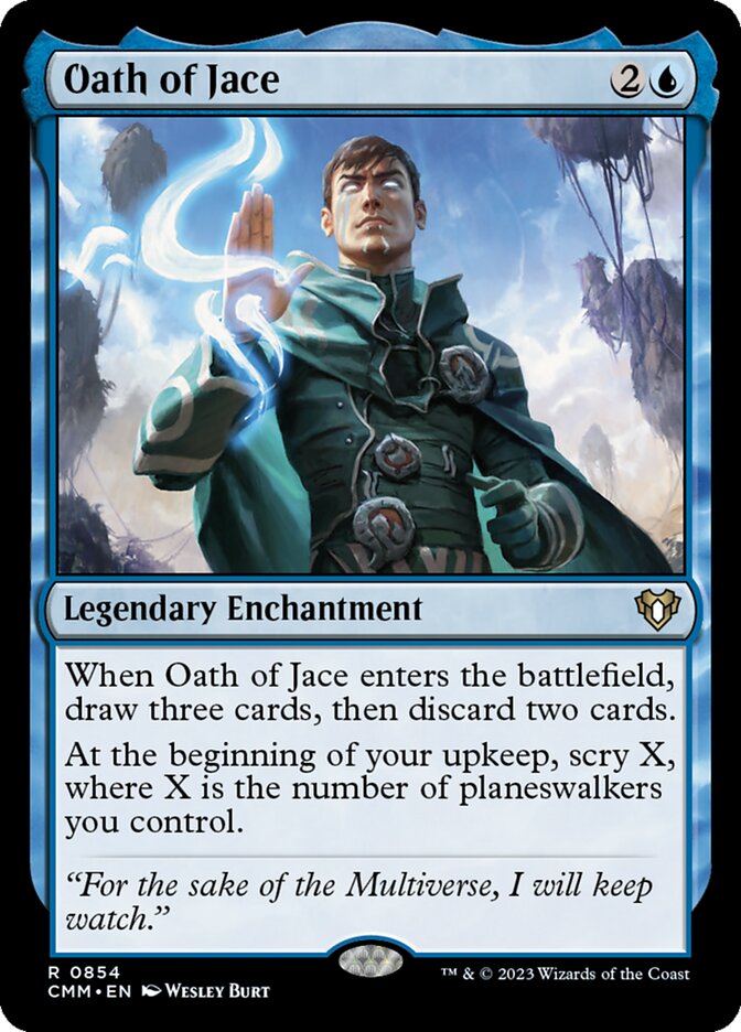 Oath of Jace [Commander Masters] (854)