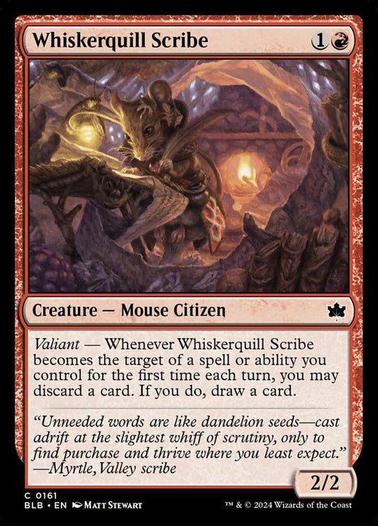 Whiskerquill Scribe [Bloomburrow] (161)