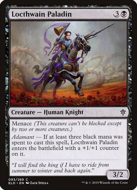 Locthwain Paladin [Throne of Eldraine] (93)