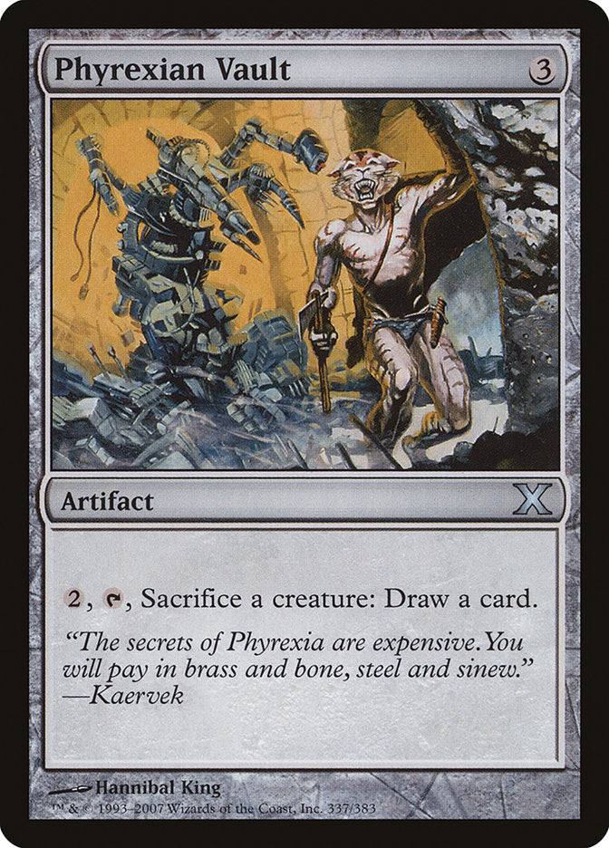 Phyrexian Vault [Tenth Edition] (337)