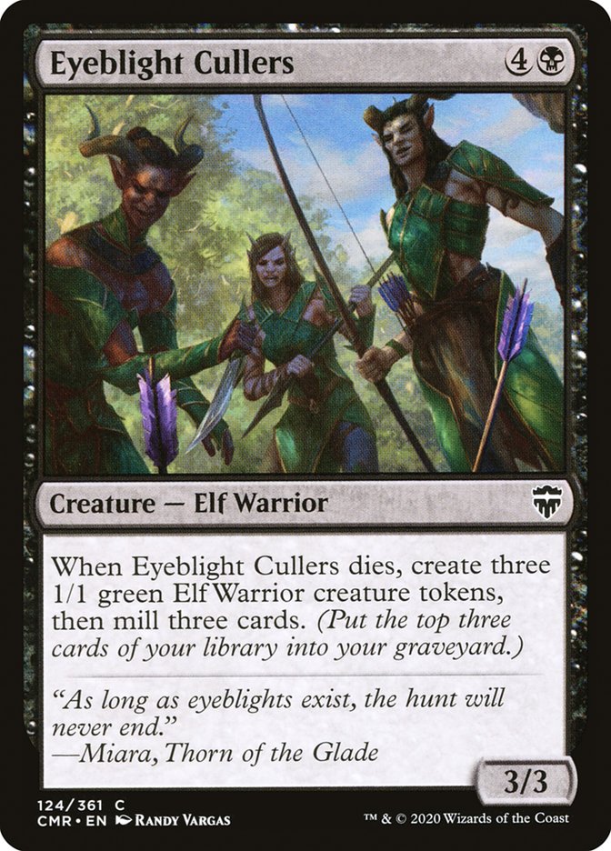 Eyeblight Cullers [Commander Legends] (124)