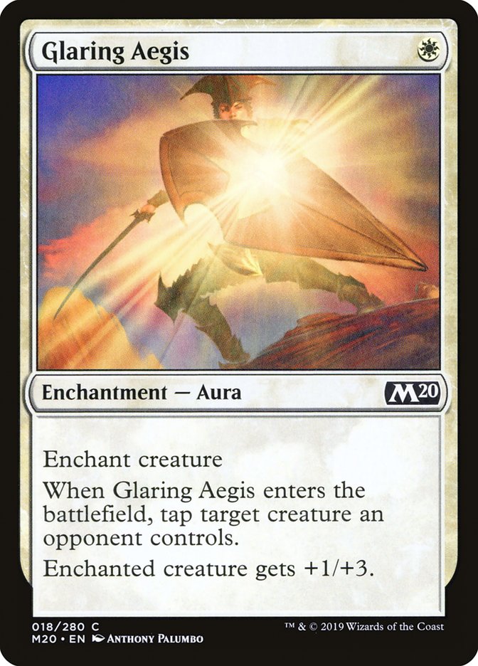 Glaring Aegis [Core Set 2020] (18)