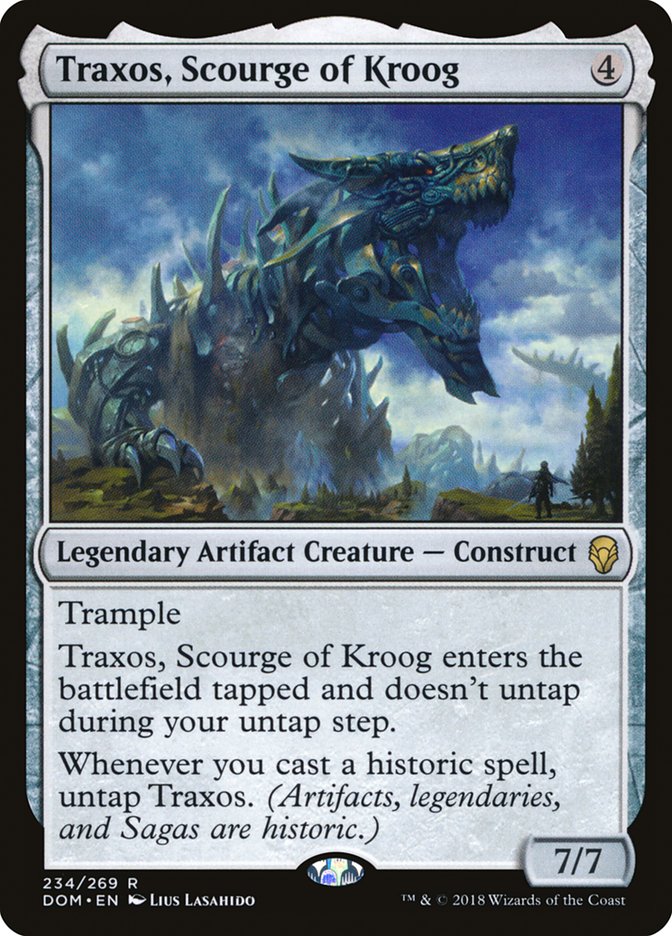 Traxos, Scourge of Kroog [Dominaria] (234)
