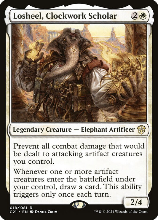 Losheel, Clockwork Scholar [Commander 2021] (18)