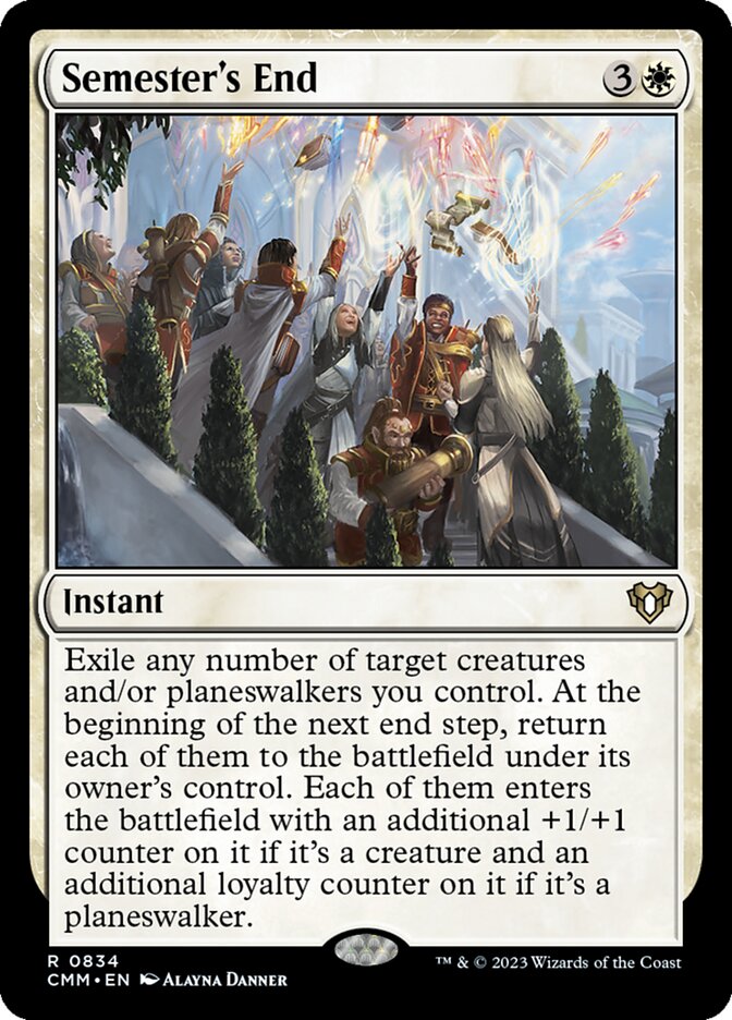 Semester's End [Commander Masters] (834)