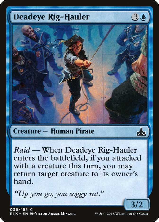 Deadeye Rig-Hauler [Rivals of Ixalan] (36)