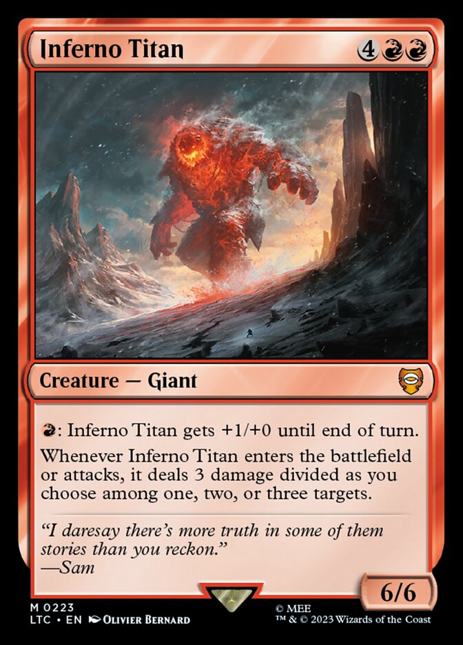 Inferno Titan [Tales of Middle-earth Commander] (223)