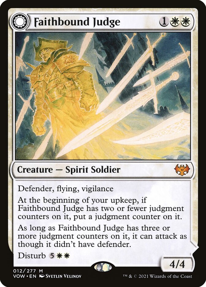 Faithbound Judge // Sinner's Judgment [Innistrad: Crimson Vow] (12)