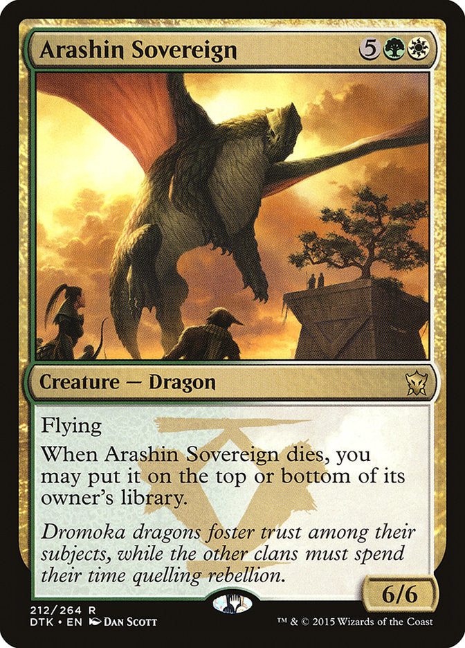 Arashin Sovereign [Dragons of Tarkir] (212)