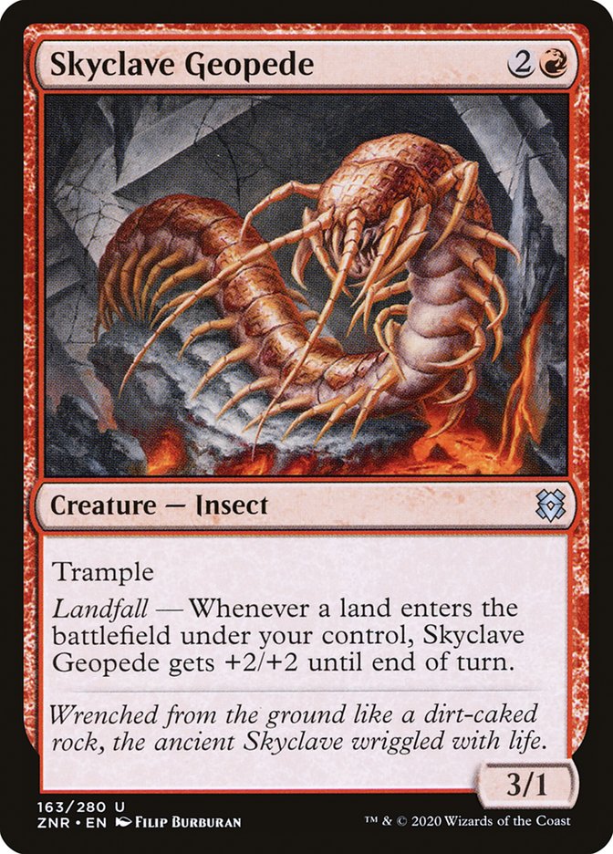 Skyclave Geopede [Zendikar Rising] (163)